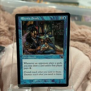 Rhystic Study Card Game - Blue